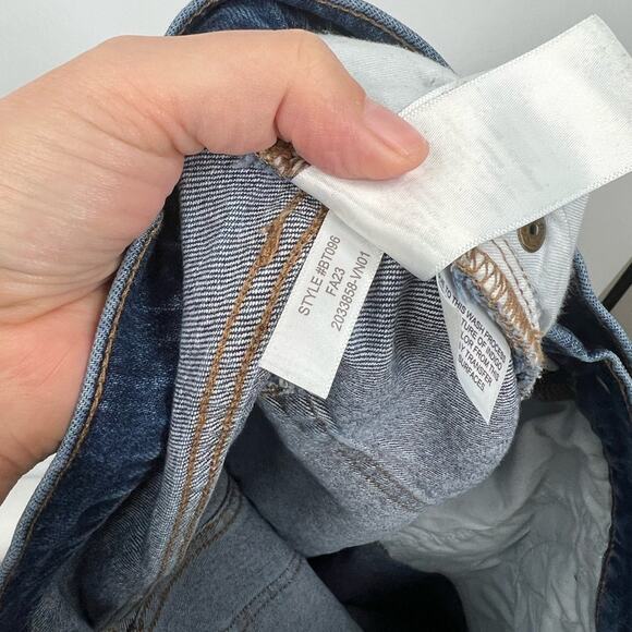 J. Crew Factory Mid-Rise Flare Cropped Jeans TALL - Picture 8 of 8